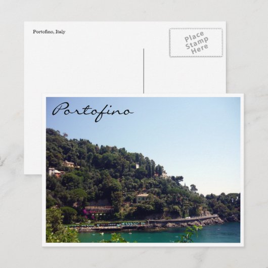 portofinoestand briefkaart (Voorkant / Achterkant)