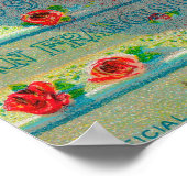 Portola Festival Advertisment (danser) Poster (Hoek)