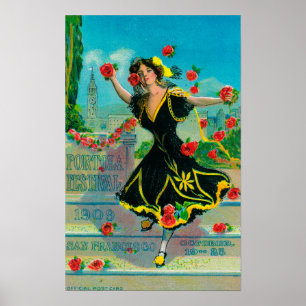 Portola Festival Advertisment (danser) Poster