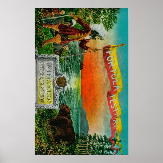 Portola Festival Advertisment (verkenner) Poster (Voorkant)