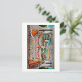 Portola Festival Advertisment (vrouwen) Briefkaart (Staand voorkant)