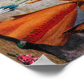 Portola Festival Advertisment (vrouwen) Poster (Hoek)