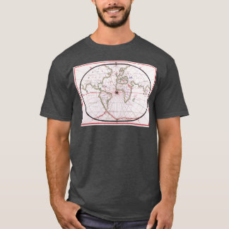Portolan atlas of the Mediterranean Sea western Eu T-shirt