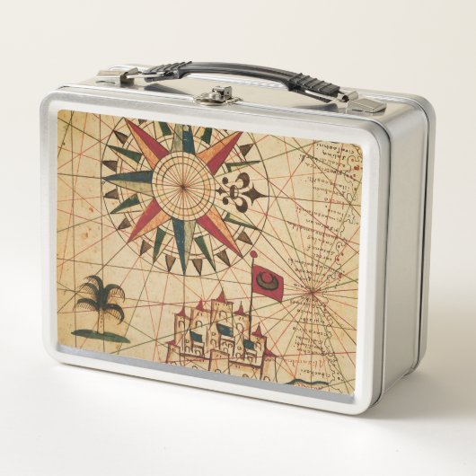 Portolan Chart | Kaart van Caïro, Egypte (Voorkant)