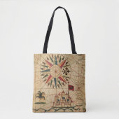 Portolan Chart | Kaart van Caïro, Egypte Tote Bag (Voorkant)