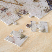 Portolan Grafiek van de wereld | 1519 Legpuzzel (Zijkant)
