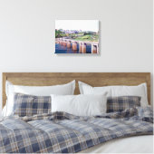 Portomarín (Lugo) Canvas Afdruk (Insitu (Slaapkamer))