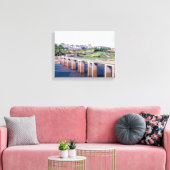 Portomarín (Lugo) Canvas Afdruk (Insitu (Woonkamer))