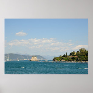 Portovenere gebied van La Spezia provincie in Ligu Poster