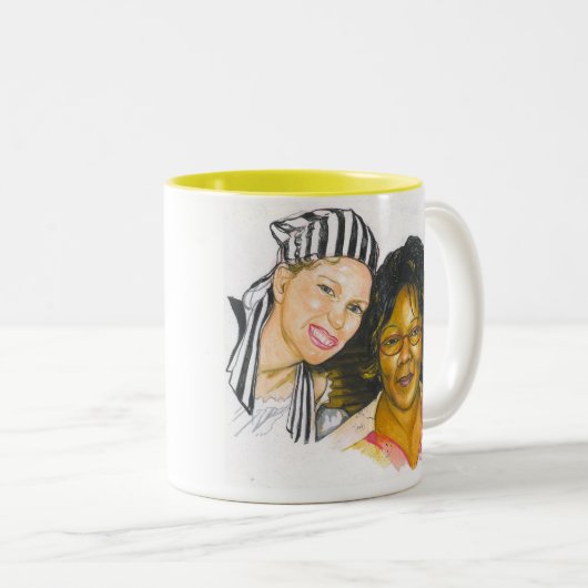 PORTRAIT#1 TWEEKLEURIGE KOFFIEMOK (Voorkant rechts)