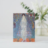 Portrait Baroness Elisabeth Bacchofen Echt, Klimt Briefkaart (Staand voorkant)