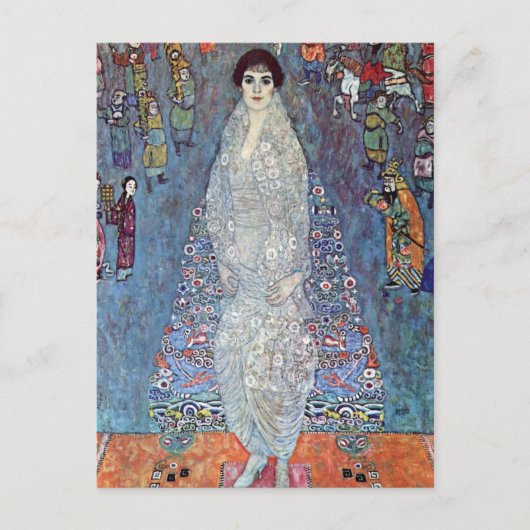 Portrait Baroness Elisabeth Bacchofen Echt, Klimt Briefkaart (Voorkant)