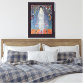 Portrait Baroness Elisabeth Bacchofen Echt, Klimt Canvas Afdruk (Insitu (Slaapkamer))