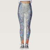 Portrait Baroness Elisabeth Bacchofen Echt, Klimt Leggings (Voorkant)