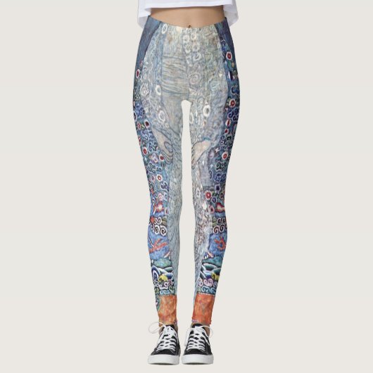 Portrait Baroness Elisabeth Bacchofen Echt, Klimt Leggings (Voorkant)