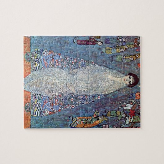 Portrait Baroness Elisabeth Bacchofen Echt, Klimt Legpuzzel (Horizontaal)