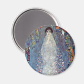 Portrait Baroness Elisabeth Bacchofen Echt, Klimt Magneet (Voorkant / Achterkant)