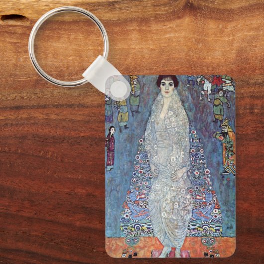 Portrait Baroness Elisabeth Bacchofen Echt, Klimt Sleutelhanger (Voorkant)