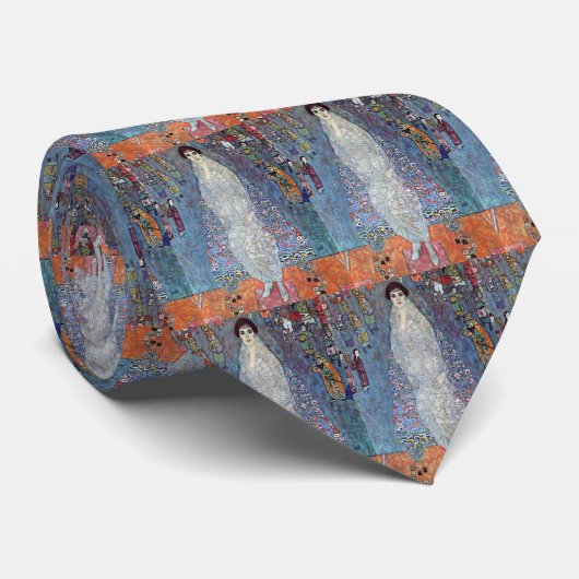 Portrait Baroness Elisabeth Bacchofen Echt, Klimt Stropdas (Opgerold)