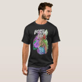 Portrait Boxer Dog Pap Vaderdag P T-shirt (Voorkant volledig)