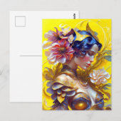 portrait briefkaart (Voorkant / Achterkant)