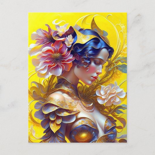 portrait briefkaart (Voorkant)