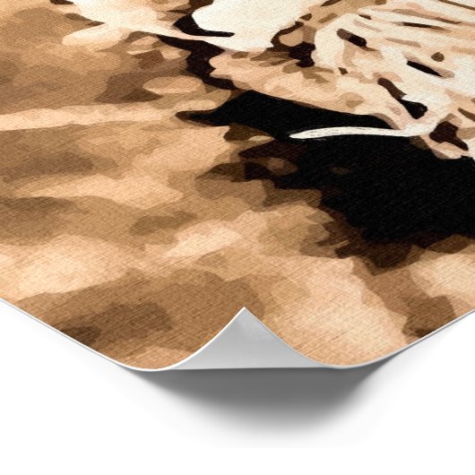 Portrait Buffalo Bill Cody Poster (Hoek)