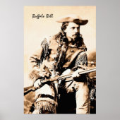 Portrait Buffalo Bill Cody Poster (Voorkant)