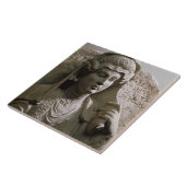 Portrait bust tomb relief, Roman, c.2nd/3rd centur Tegeltje (Zijkant)