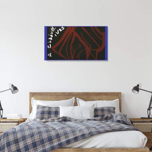 Portrait Canvas Afdruk (Insitu (Slaapkamer))