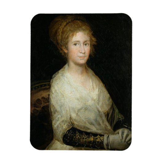 Portrait dacht Josepha Bayeu (d.1812) vrouw te zij Magneet (Verticaal)