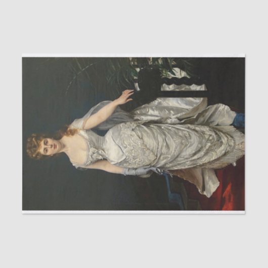 Portrait de Mademoiselle X van Marquise Anforti Tissuepapier (Voorkant)