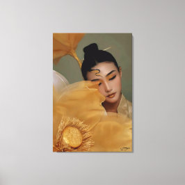Portrait Geji GaiGai Chinese Dance Canvas Afdruk