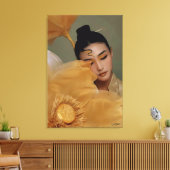 Portrait Geji GaiGai Chinese Dance Canvas Afdruk (Insitu (Woonkamer))