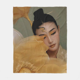 Portrait Geji GaiGai Chinese Dance Fleece Deken