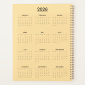 Portrait in Color Block Surrealism  Planner (Achterkant)