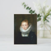 Portrait Maid Honor Infanta Isabella Rubens Paul Briefkaart (Staand voorkant)