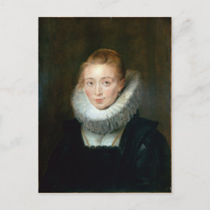 Portrait Maid Honor Infanta Isabella Rubens Paul Briefkaart