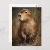 Portrait of a Capybara Briefkaart (Voorkant / Achterkant)