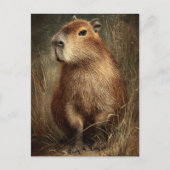 Portrait of a Capybara Briefkaart (Voorkant)