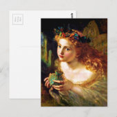 PORTRAIT OF A FAIRY (prachtige pixel) ~ Briefkaart (Voorkant / Achterkant)