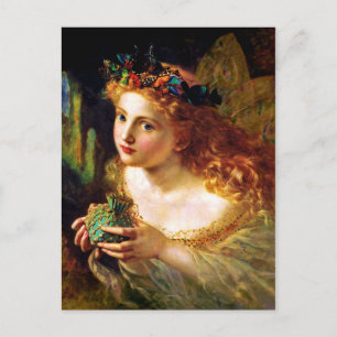 PORTRAIT OF A FAIRY (prachtige pixel) ~ Briefkaart