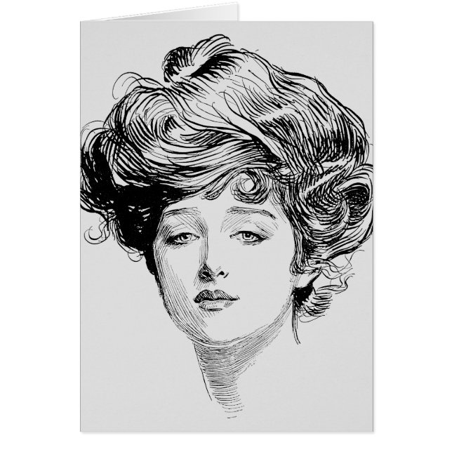 Portrait Of A Gibson Girl, 1900 (Voorkant)