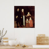Portrait of a Hamburg Family, c.1640 Poster (Keuken)