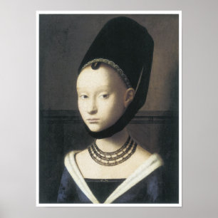 Portrait of a Lady, 1470, Petrus Christus Poster