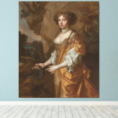 Portrait Of A Lady, Said To Be Nell Gwyn Canvas Afdruk (Insitu (Houten vloer))