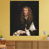 Portrait of a man, thought to be George Booth Canvas Afdruk (Insitu (Woonkamer))
