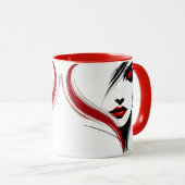 Portrait of a woman in peace. mok (Voorkant rechts)