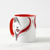 Portrait of a woman in peace. mok (Voorkant links)