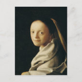 Portrait of a Young Woman, c.1663-65 Briefkaart (Voorkant)